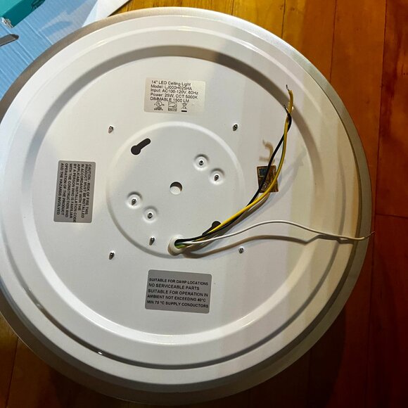 14" 25 watt LED ceiling light - Picture 3 of 4